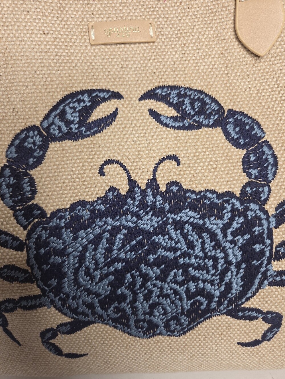 Spartina 449 Blue Crab Fiesta Tote NWT - Picture 8 of 11